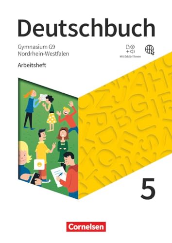 Deutschbuch Gymnasium - Nordrhein-Westfalen - Neue Ausgabe - 5. Schuljahr: Arbeitsheft mit Lösungen
